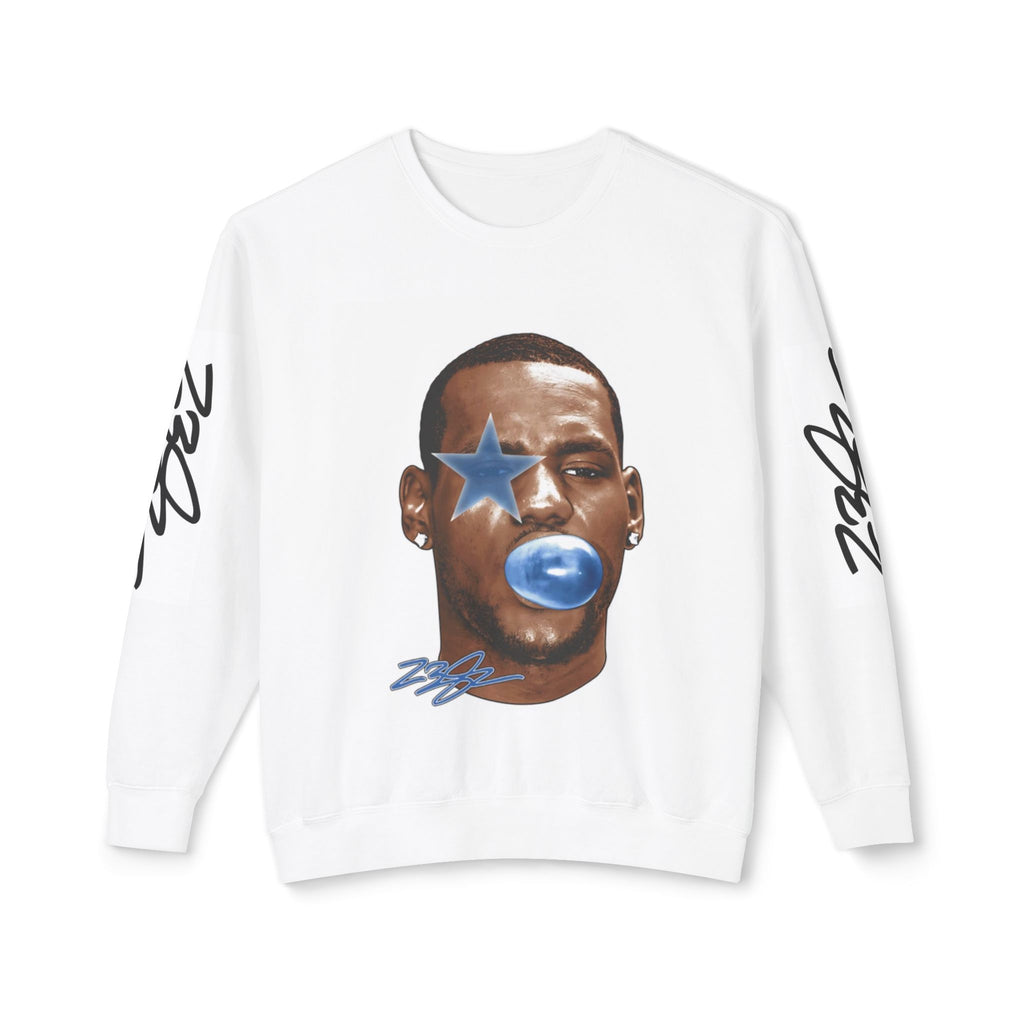 Lebron Bubblegum Unisex Lightweight Crewneck Sweatshirt