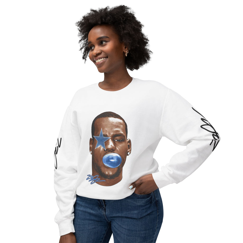 Lebron Bubblegum Unisex Lightweight Crewneck Sweatshirt