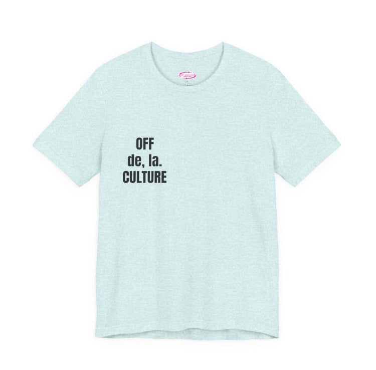 OFF CULTURE Signature Unisex Jersey Short Sleeve Tee