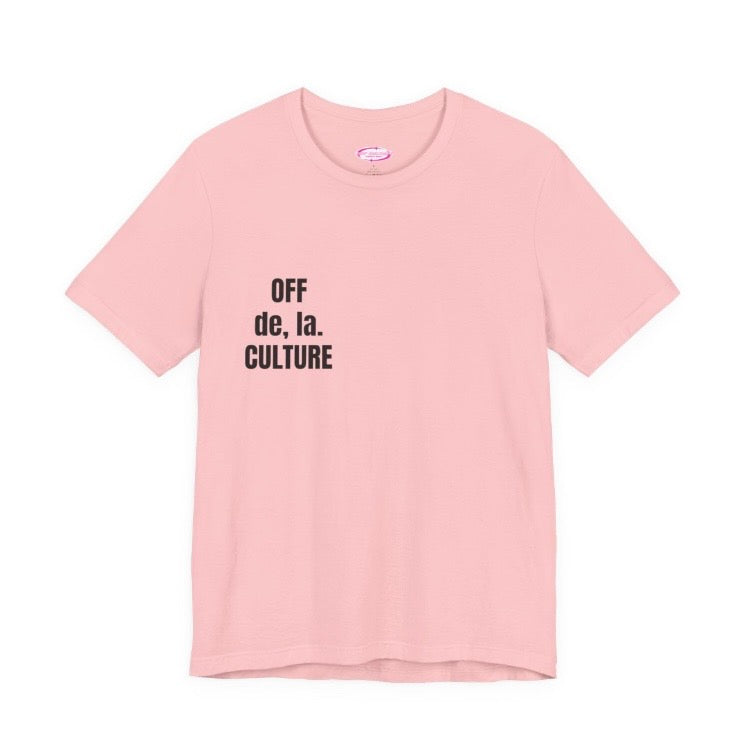 OFF CULTURE Signature Unisex Jersey Short Sleeve Tee