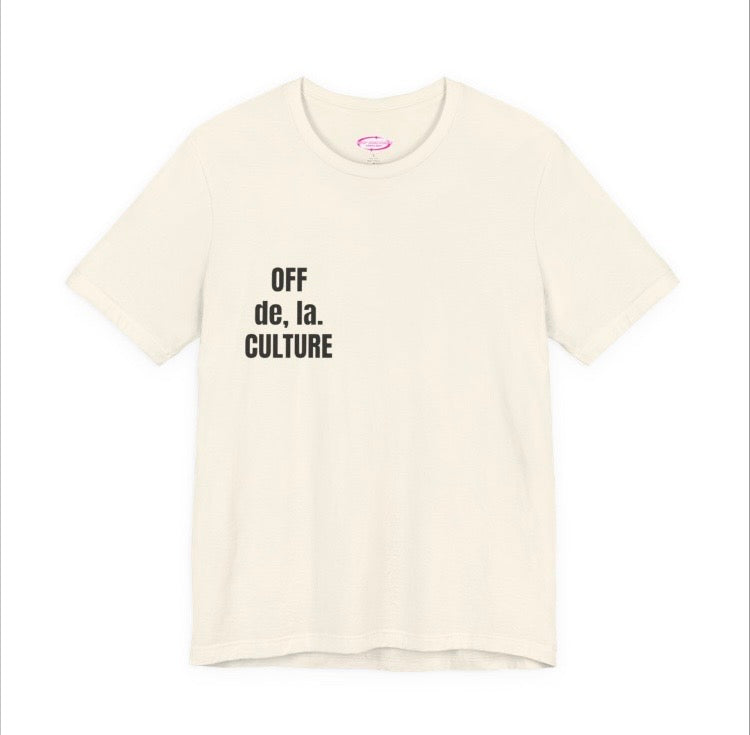 OFF CULTURE Signature Unisex Jersey Short Sleeve Tee