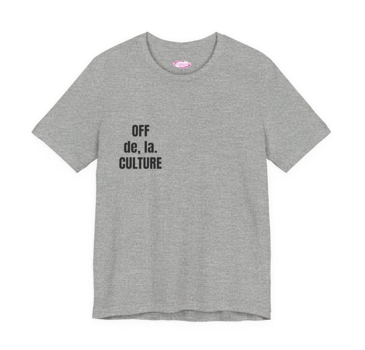 OFF CULTURE Signature Unisex Jersey Short Sleeve Tee