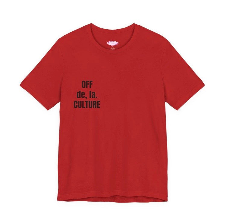 OFF CULTURE Signature Unisex Jersey Short Sleeve Tee