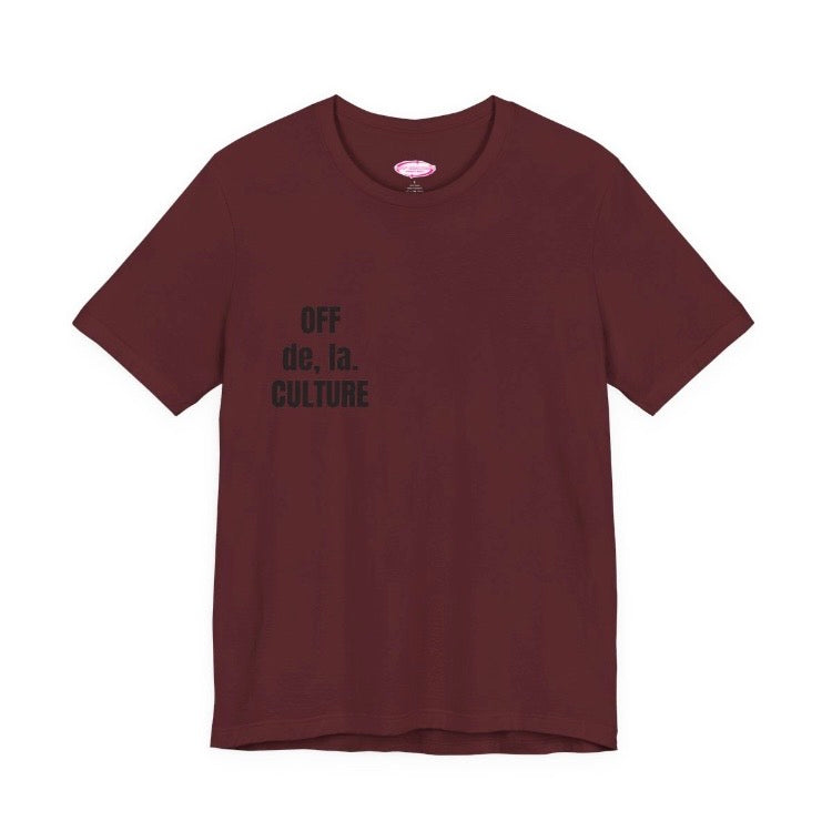 OFF CULTURE Signature Unisex Jersey Short Sleeve Tee