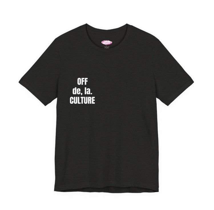 OFF CULTURE Signature Unisex Jersey Short Sleeve Tee