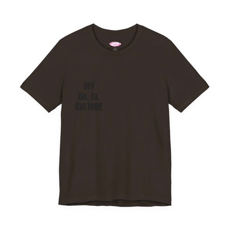 OFF CULTURE Signature Unisex Jersey Short Sleeve Tee