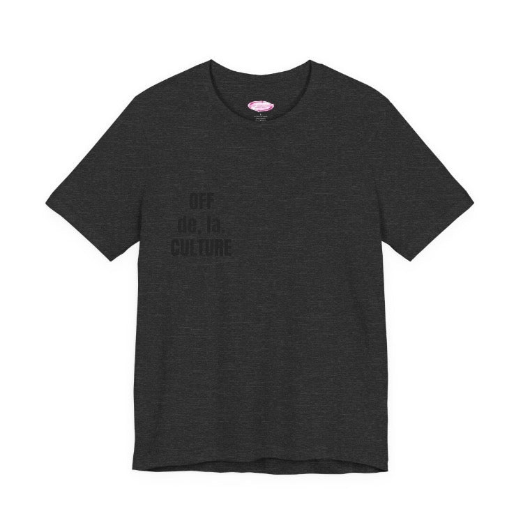 OFF CULTURE Signature Unisex Jersey Short Sleeve Tee